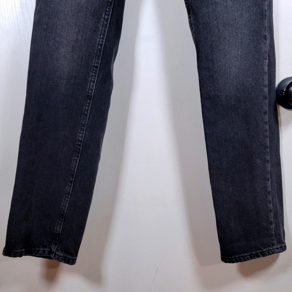 We The Free Free People Crvy Siren Black Low Rise Jeans Size 24 Y2K Style Jeans - Picture 2 of 10